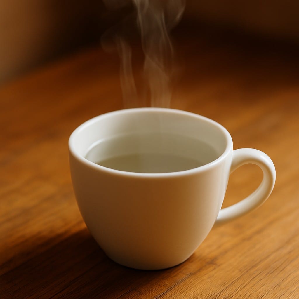 Hot water