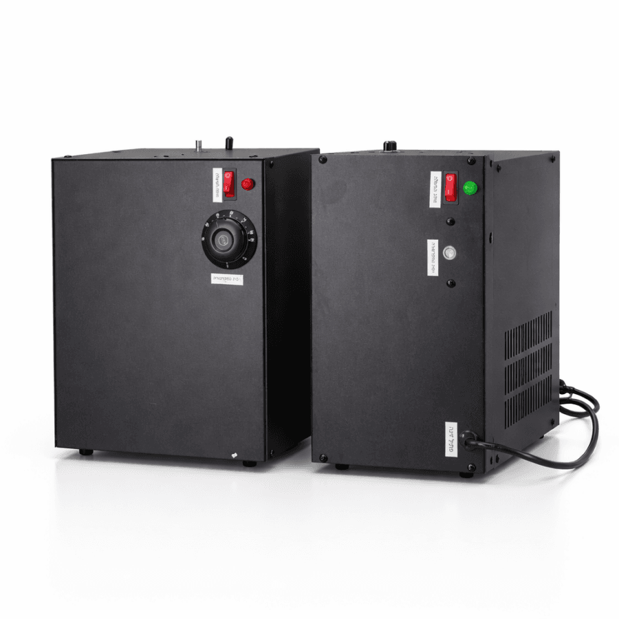 Lumina – Undersink Hot and Cold Water Unit – Front View with Temperature Controllers