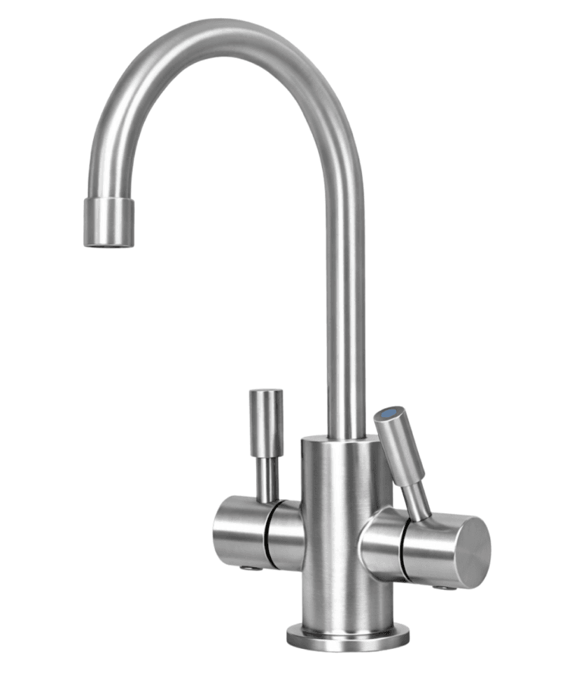HDS Lumina Faucet and Under-Sink System - Stainless Silver - Front
