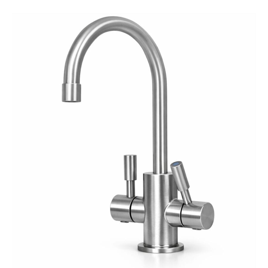 Hds Lumina ברז ומערכת תת־כיורית כסף Hds Lumina ברז ומערכת תת־כיורית כסף